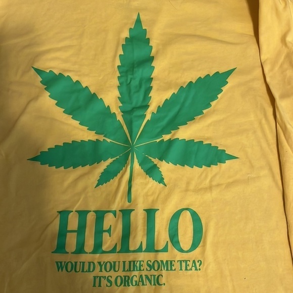 CHEMISTRY graphic yellow tee, Hello would you like some tea? It’s organic - Picture 2 of 4